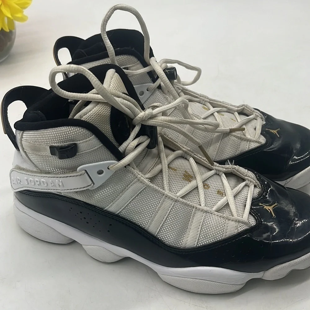 Jordan - Nike Air Jordan 6 Rings Concord 2019 Vintage Sneakers Size 9. NK3549